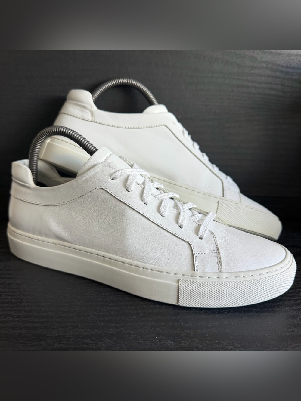 M. Gemi Women’s Palestra Luxury Sneakers Sz 39.5 / 9.5 White Leather Made Italy